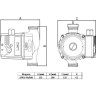 Циркуляционный насос LEO LRP 32-40/180, с гайками L11092